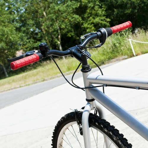 BMX MTB Bike Grips Mountain Bicycle Bike Handle Handlebar Soft Rubber Bar End - Picture 5 of 21