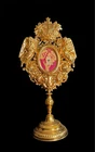 old reliquary relic B.MARIAE VIRGINIS  19Th.