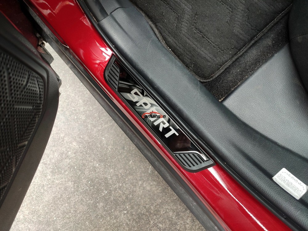 For Skoda Fabia Car Accessories Door Sill Trim Protector Scuff Plate 2015-2021