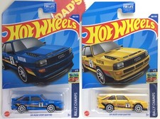 2022 Hot Wheels '84 AUDI SPORT QUATTRO 180/250 - Yellow And Blue - Lot of 2