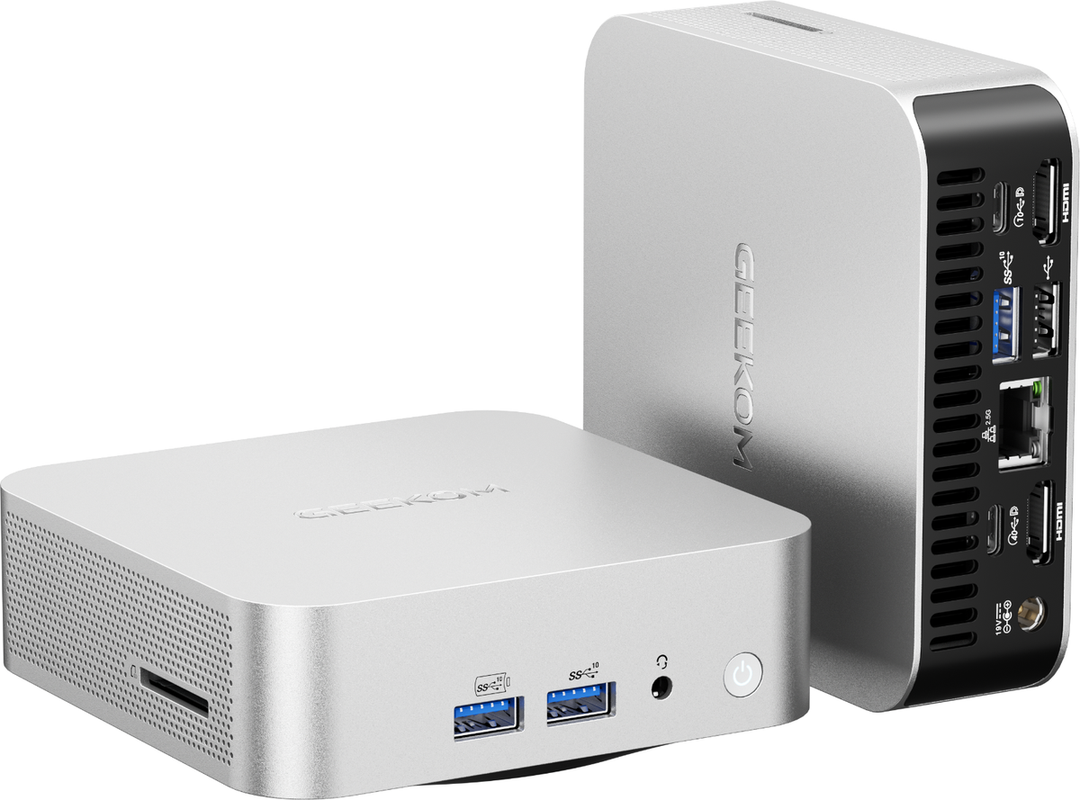GEEKOM A6 Mini PC, AMD Ryzen 7 6800H, 16GB DDR5, 512GB SSD