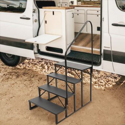 4 Step Ladder With Handrail Swimming Pool Ladder Stable Step Ladder for workshop