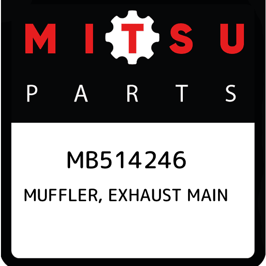 MB514246 Mitsubishi Muffler, exhaust main MB514246, New Genuine 