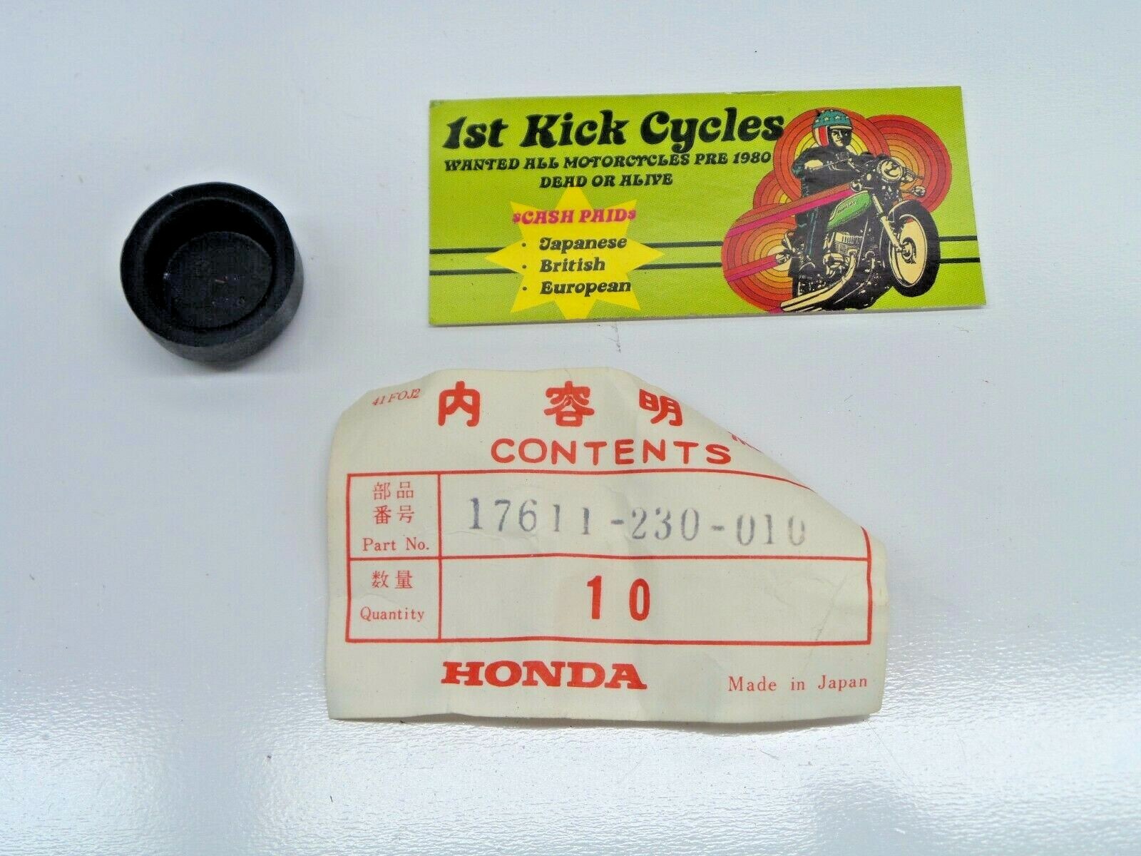NOS HONDA CA175 CL125A SS125A Cushion Rubber Front Tank 17611-230-010 ...