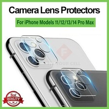 Tempered Glass Back/Rear Camera Lens Protector for iPhone 11 12 13 14 15 16 17