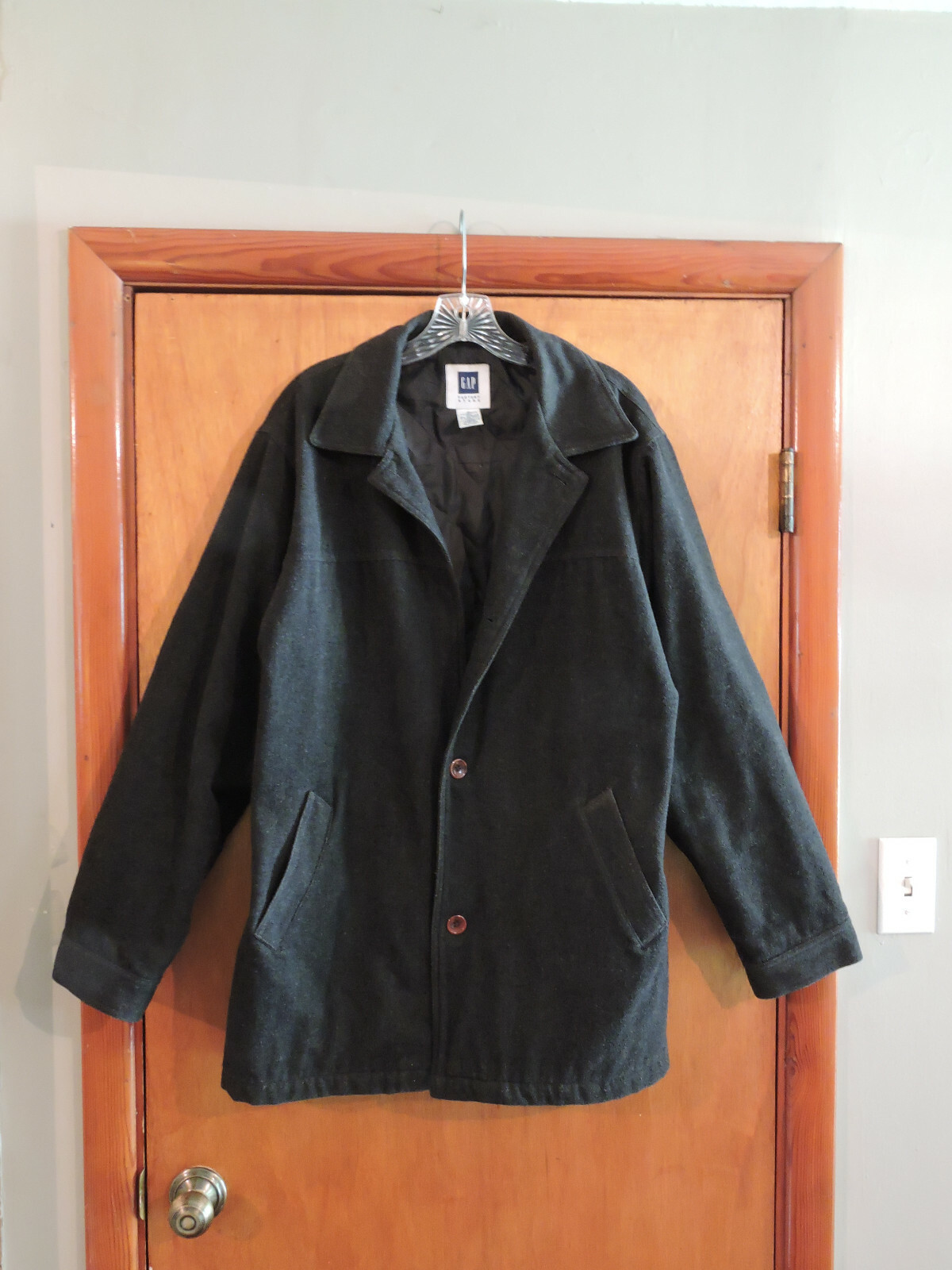 Gap Factory Store Recycled Wool Button 