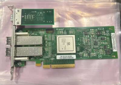 QLogic PX2810403-43 QLE2562-WB Dual Port 8GB FC PCIe HBA w/ SAS Expander