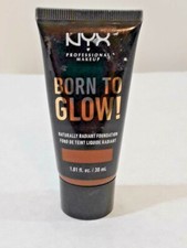 NYX Born to Glow Naturally Radiant Liquid Foundation ~ Sienna ~ Ships FREE