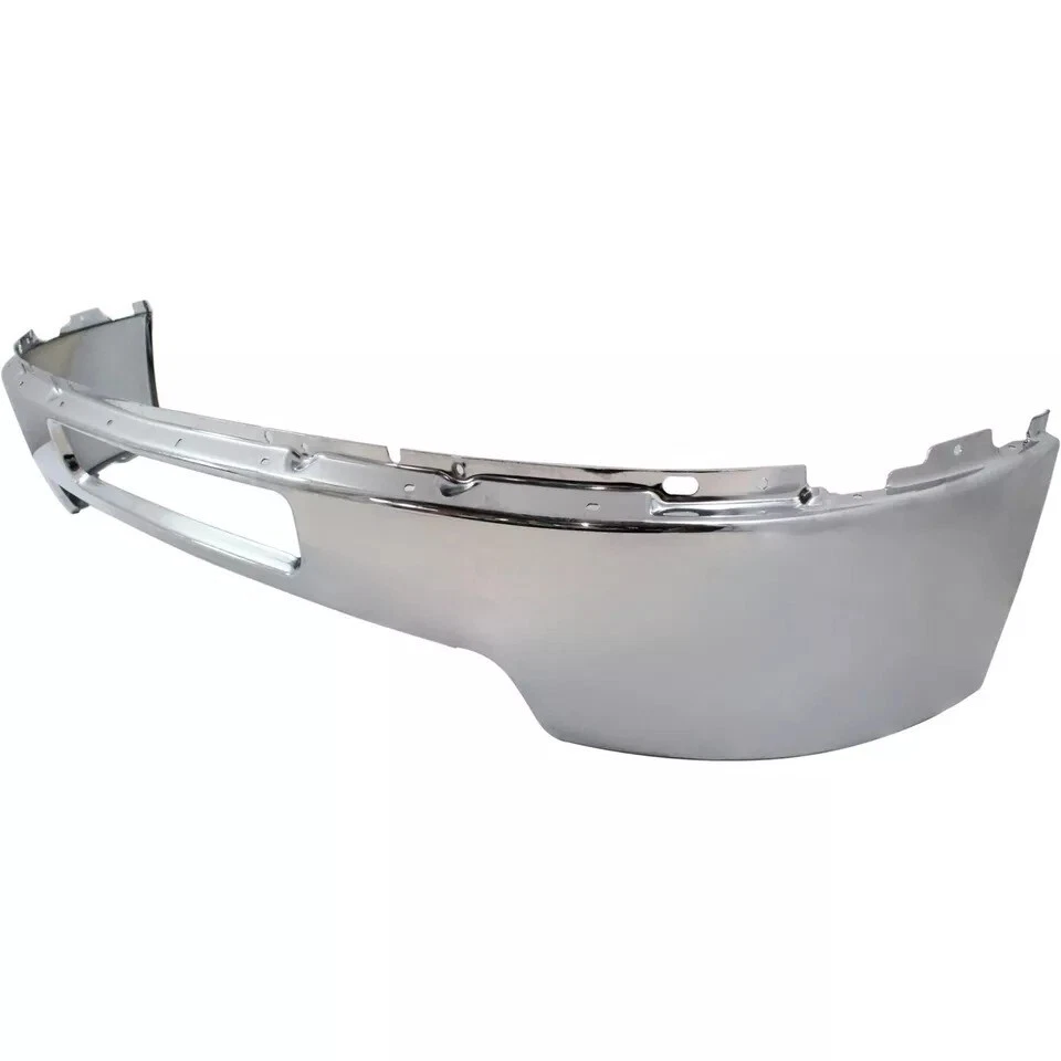 Front Bumper Chrome Steel For 2011-2014 Chevrolet Silverado 2500HD 3500HD - Imagem 4 de 4