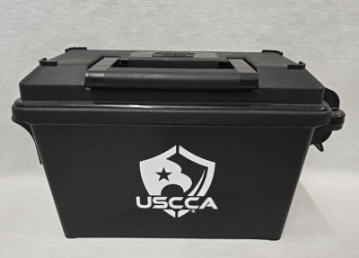 MTM Case-Gard USCCA Ammo Case Gard Plastic Storage Box Black