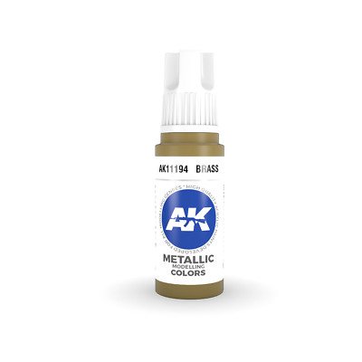 AK Interactive 3rd Gen Acrylic Brass 17ml