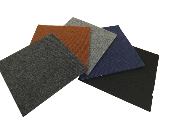 Piastrelle Per Tappeti Autoadesive 30x30cm - Grigio Scuro/Chiaro (30 Pezzi)