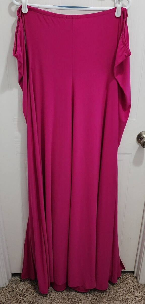 slim fit dress slacks Nova Ruffle Off Shoulder Maxi Dress