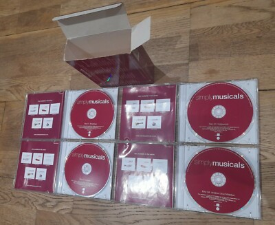 Simply Musicals 4 Discs CD Box Set West End National Symphony Orchestra 52 Songs