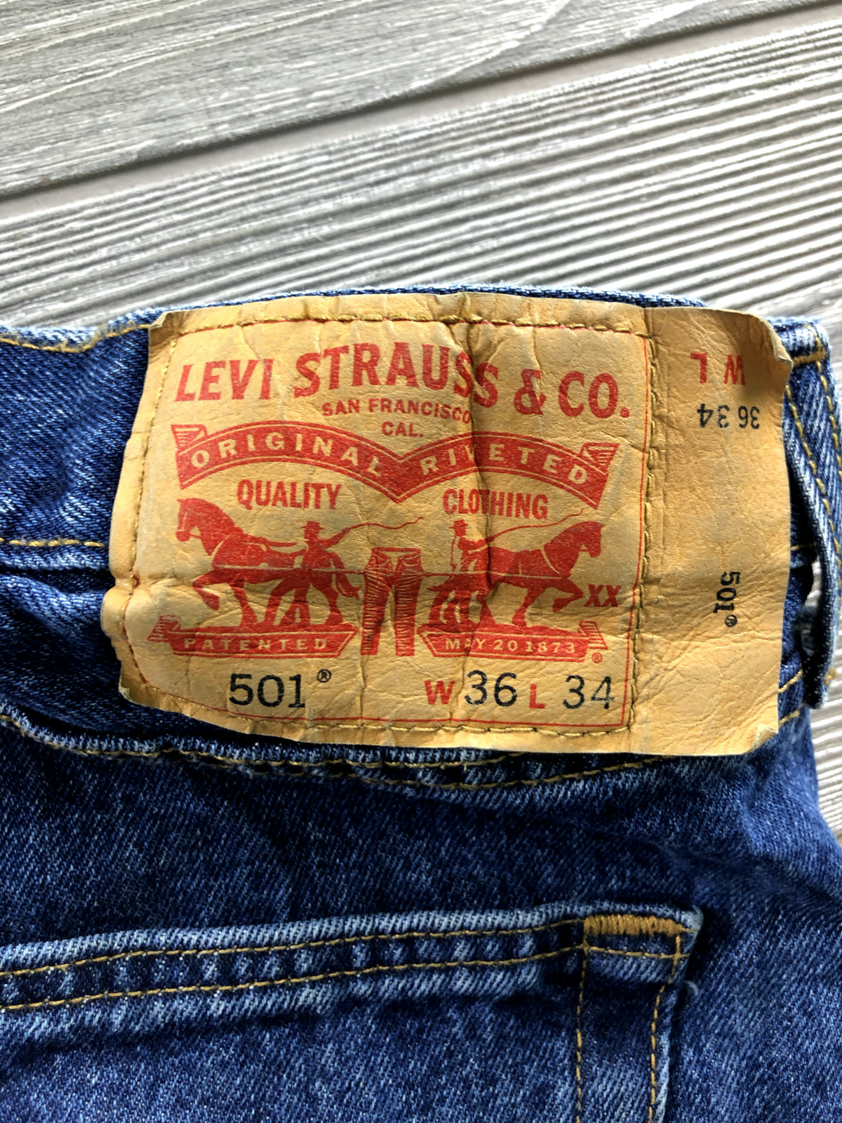 levis 501 31 x 36