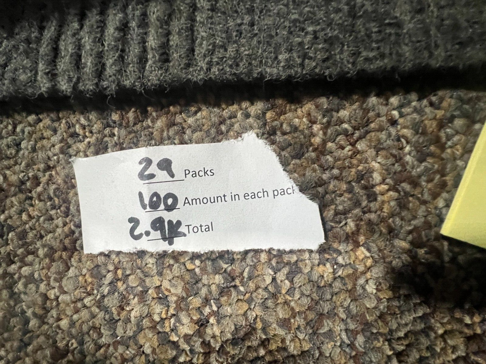 (QTY 2900) Ambitex V5201 Series Clear Vinyl Food Service Gloves, Size