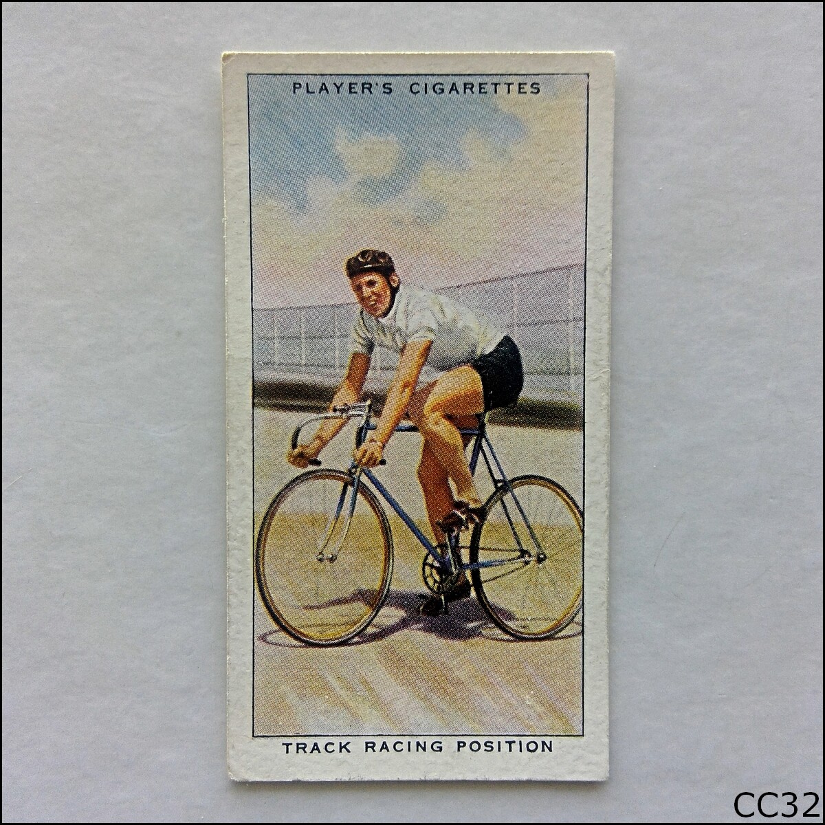John Player Cycling #48 Track Racing Position 1939 Cigarette Card (CC32)