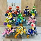 Nintendo 2009 Mario Kart Wii Pullback Bike Figure Set All 10 Types