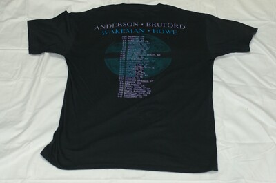 Anderson Bruford Wakeman and Howe Tour 1989 Vintage Original T