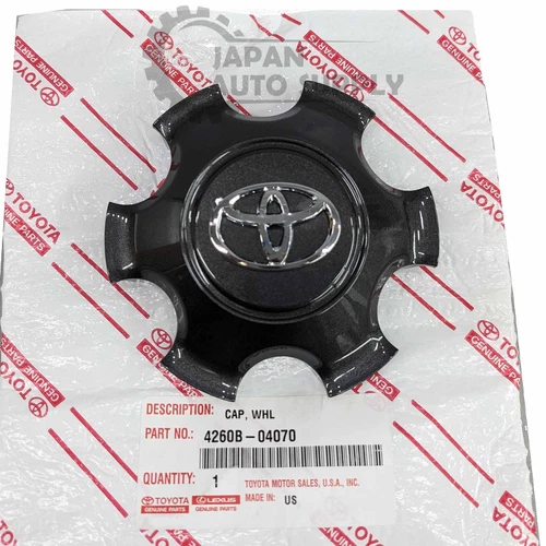 OEM GENUINE TOYOTA 2016-2019 TACOMA CHARCOAL WHEEL CENTER HUB CAP 4260B-04070