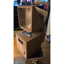 Proiettore Beseler Vu Graph 55 Sovraccarico 300 Watt Vintage con Manuali e Custodia
