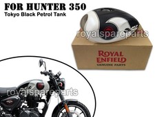 Réservoir À Carburant Essence Royal Enfield Hunter 350 TOKYO BLACK