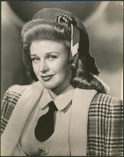 Ginger Rogers Hollywood Actress Original 1940s 10x13 Photo~Once Upon A Honeymoon