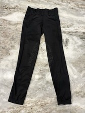Ovation AeroWick Tights Youth/Kids Black Size 8 Riding Equestrian Breeches Pants