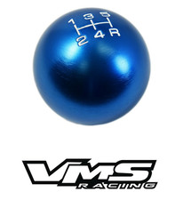 Vms Racing Blue Round Cnc Billet Gear Lever Shift Knob For Toyota Scion 5 Speed