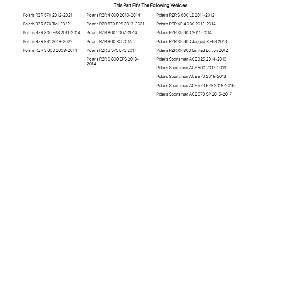 Ryco UTV Turn Signal/Horn Kit For POLARIS RZR S 570 EPS 2017 Foto 4 de 4
