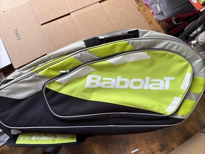 Babolat Tennis Bag Yellow And Black Very Good Condition -multi Racket Capacity