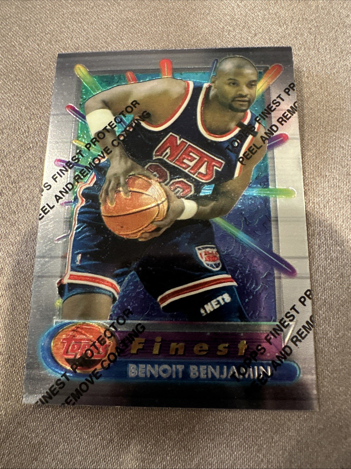 1994-95 Topps Finest - Benoit Benjamin #236 Refractor W/ Protective Coating