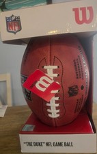 WILSON "THE DUKE" OFFICIAL NFL GAME LEATHER FOOTBALL - Roger Goodell