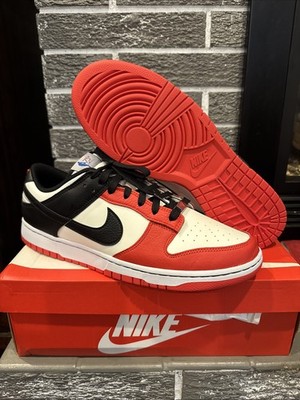 2021 Nike Dunk Low EMB NBA 75th Anniversary Chicago Size 13 DD3363-100 Deadstock