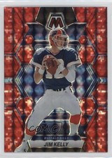 2023 Panini Mosaic Red Camo Mosaic Prizm Jim Kelly #26 HOF 0c3