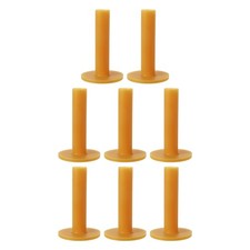 8 Pack Rubber Golf Tee 3.3 Inch Golf Tees Training Tee Yellow