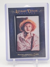 HUCKLEBERRY FINN 2024 UD GOODWIN CHAMPIONS LITERARY CLASSIC PATCHES Q3474