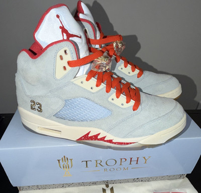 Jordan Air Jordan 5 Retro Trophy Room Ice Blue 2019 CI1899-400 Men's Sneaker