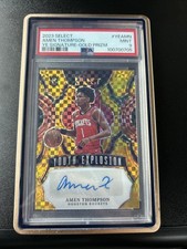 2023-24 Panini Select - Youth Explosion Auto Amen Thompson #YE-10 Gold Prizm /10