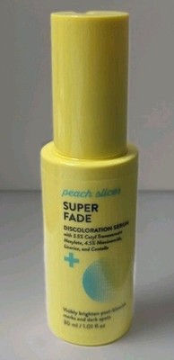Peach Slices Super Fade Discoloration Serum 30ml 1.01 Fl Oz Full Size New