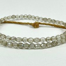 Crystal Faceted Graduated Bohemian Clear Trade Beads