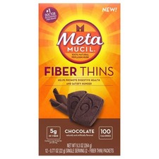 Metamucil Fiber Thins - Case of 4