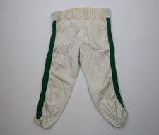Vintage 50s 60s Mens 34 Striped Knit Baseball Football Uniform Pants White USA