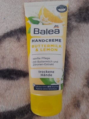 Balea handcreme buttermilch und lemon für trockene hände