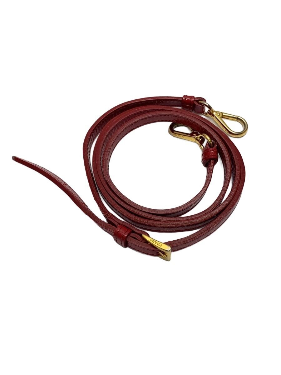 PRADA Shoulder Bag Leather RED BL0838 thumbnail 7