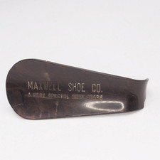 Maxwell Shoe Co. Plastic Pocket Shoe Horn Advertising