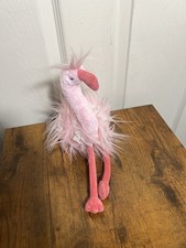Jellycat Flo Maflingo Fluffy Pink Flamingo Bird Tutu Plush Stuffed Animal 12"