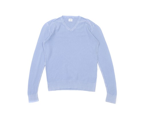 C.P. Company, C.P. Company 00s Dyed V-Neck Jumper Sweater Vintage