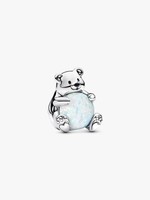 Pandora Charm AnhäNger Bead EisbäR Sterlingsilber Synthetischer Opal 793589C01