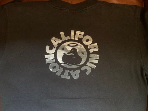 Vintage Red Hot Chili Peppers Californication 1999 Giant Black T Shirt Sz Large, Size L, $225 - Photo 4